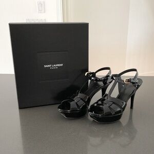 YSL Saint Laurent Tribute 105 platform sandals